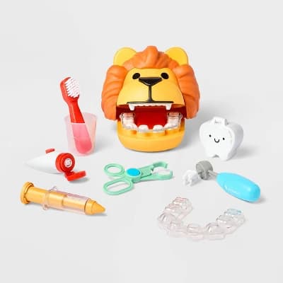 Dentist Play Set - Gigglescape™: Pretend Medical Accessories, Plastic, Ages 3+, 19 Pieces, Educational Creativity & Skills - Image 1