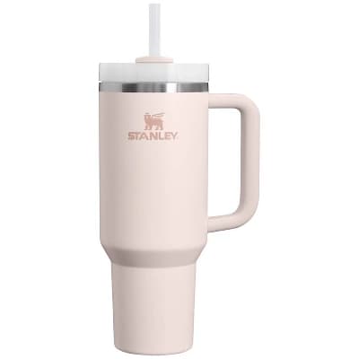 Stanley 40 oz Stainless Steel H2.0 FlowState Quencher Tumbler Rose Quartz 2.0 - Image 1