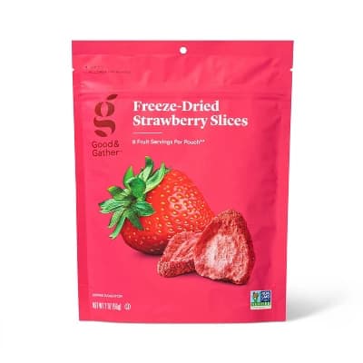 Freeze Dried Strawberry Slices - 2oz - Good & Gather™ - Image 1