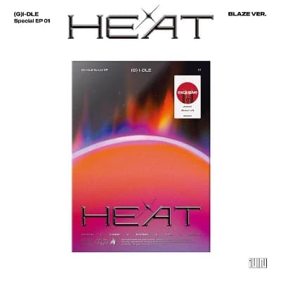 (G)I-DLE - HEAT (Target Exclusive, CD) (BLAZE VER.) - Image 1