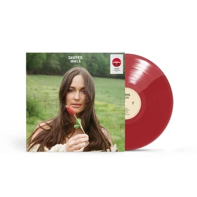 Kacey Musgraves - “Deeper Well” (Target Exclusive, Vinyl) (Crimson Clover Edition) (Half Opaque/Half Transparent Red) - Image 1