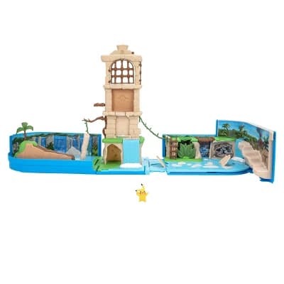 Pokemon Carry Case Jungle Ruins Playset Action Figure: Includes 2-Piece Plastic Set - Image 1