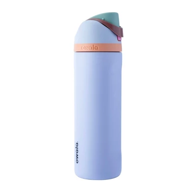Owala 24oz FreeSip Stainless Steel Water Bottle  - Periwinkle Twinkle : Insulated, Leakproof, BPA-Free, Flip-Top Lid - Image 1