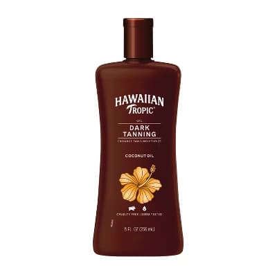 Hawaiian Tropic Dark Tanning Oil - 8oz - Image 1