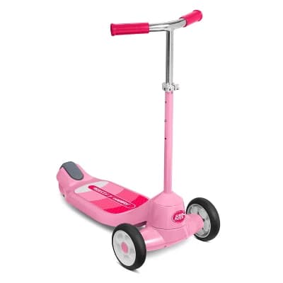 Radio Flyer Grow With Me Beginner Kids' Kick Scooter - Pink: Adjustable Handlebar, Non-Slip Deck - Image 1