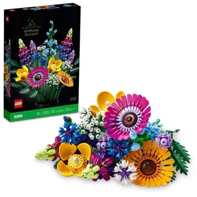 LEGO Icons Wildflower Bouquet Artificial Flowers 10313 - Image 1