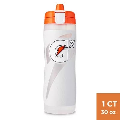 Gatorade GX 30oz Plastic Water Bottle - White - Image 1