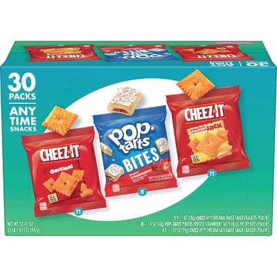 Kellogg's Cheez-It + PopTarts Snacks Variety Pack - 33.42oz - Image 1