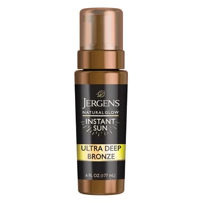 Jergens Natural Glow Instant Moisturizing Self Tanner Tanning Foam - Ultra Deep - 6 fl oz - Image 1