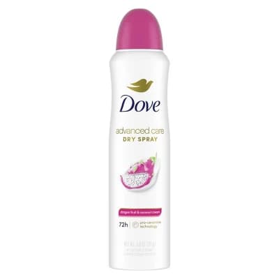 Dove Beauty Advanced Care Antiperspirant Dry Spray Deodorant - Dragon Fruit and Coconut Cream - 72-Hour - 3.8oz - Image 1