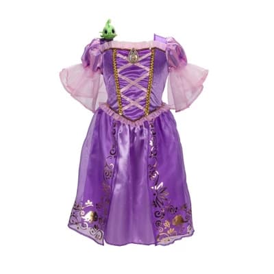 Disney Princess Majestic Rapunzel Dress with Pascal Shoulder Plush Friend - Image 1
