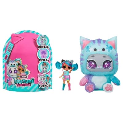L.O.L. Surprise! Tweens Costume Surprise Emma Emo Fashion Doll with Inflatable Teal Kitty Costume and Multiple Surprises, Ages 4+ - Image 1