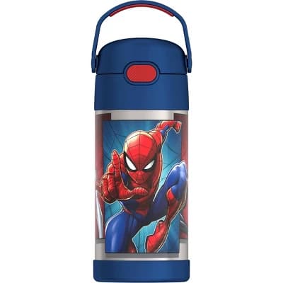Thermos Kids' 12oz Stainless Steel FUNtainer Water Bottle with Bail Handle - Spider-Man - Image 1