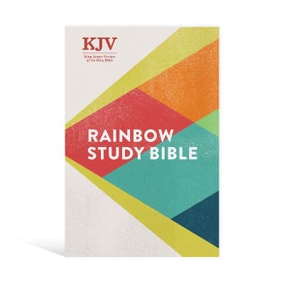 KJV Rainbow Study Bible, Hardcover - by  Holman Bible Publishers - Image 1