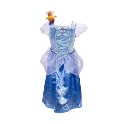 Disney Princess Majestic Cinderella Dress with Gus Shoulder Plush Friend - Image 1