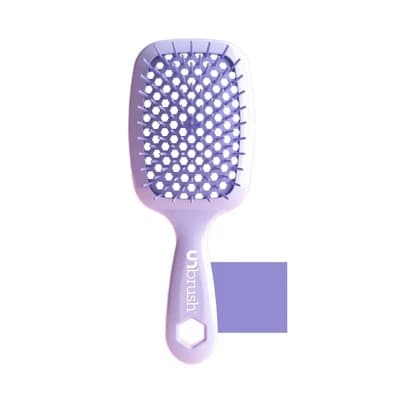 UNBrush Detangling Hair Brush - Lilac Light Purple - Image 1
