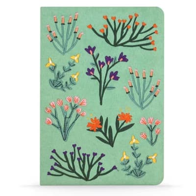 Denik Petite Blooms Embroidered Journal - Image 1