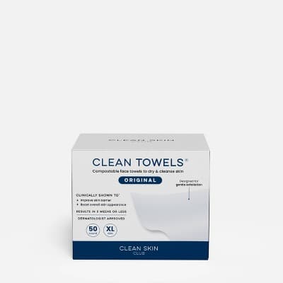 Clean Skin Club Disposable Face Towel for Improved Skin - XL - 50ct