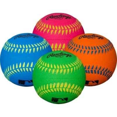 Rawlings Neon Sponge Baseball Training Ball - Image 1