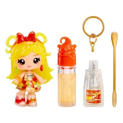 Yummiland x Licensed Sweets Lip Gloss Doll: Haribo Goldbears Includes DIY Lip Gloss + Removable Keychain - Image 1