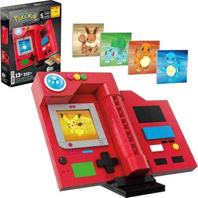 MEGA Pokémon Kanto Region Pokédex Building Kit (322Pieces) for Collectors - Image 1