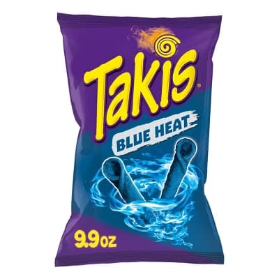 Takis Rolled Blue Heat Tortilla Chips - 9.9oz - Image 1