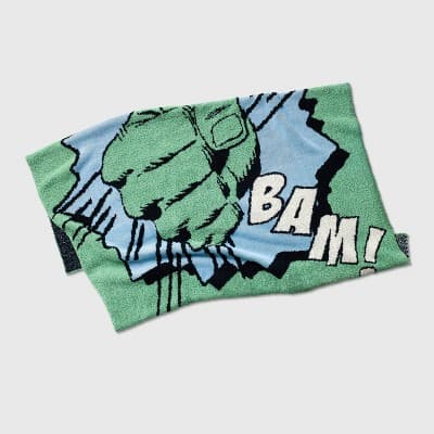 Marvel Hulk Fist Knit Kids' Throw Blanket - The Marvel Collection by Pillowfort™ - Image 1