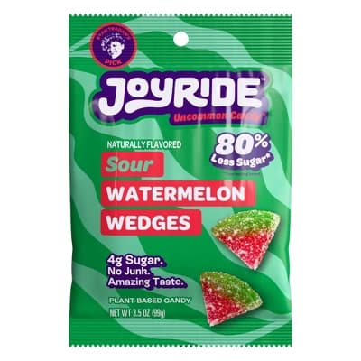 JOYRIDE Sour Candy Watermelon Gummy Wedges - 3.5oz - Image 1