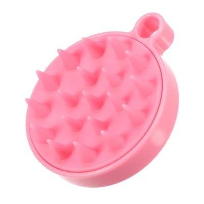 Unique Bargains Bathroom Hair Scalp Massager Tools 1 Pc Pink