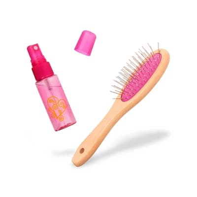 Our Generation Hairbrush & Spray Bottle Hair Care Set for 18" Dolls - Image 1