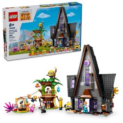 LEGO Despicable Me 4 Minions and Gru's Family Mansion 75583