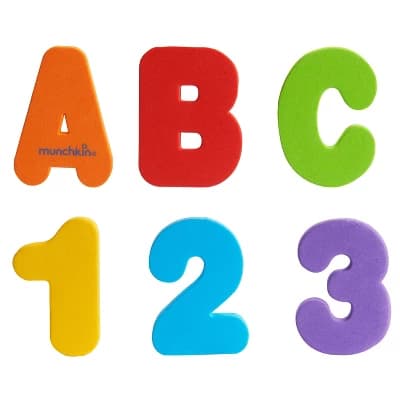 Munchkin Bath Letters and Numbers - 36ct Bath Toy Set - Image 1