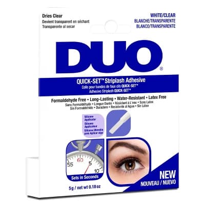 DUO Adhesive Quick Set Lash Adhesive - Clear - 0.18oz - Image 1