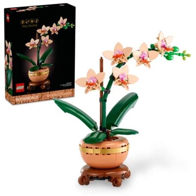 LEGO Botanicals Mini Orchid Building Set for Adults, Decor for Home or Office 10343 - Image 1