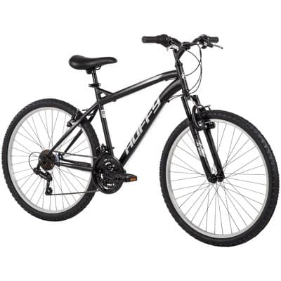 Huffy Highland Mountain Bike - 26" Wheels - 21 Speeds - M/L - Black - Image 1