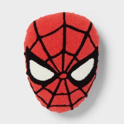 Marvel Spider-Man Mask Kids' Decorative Throw Pillow - The Marvel Collection by Pillowfort™ - Image 1