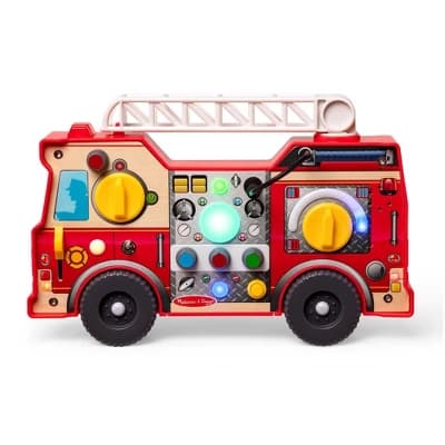 Melissa & Doug Lights & Sounds Fire Truck Activity Board - Image 1