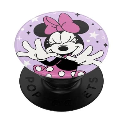 PopSockets Disney PopGrip Cell Phone Grip & Stand – Minnie Mouse Sparkle - Image 1