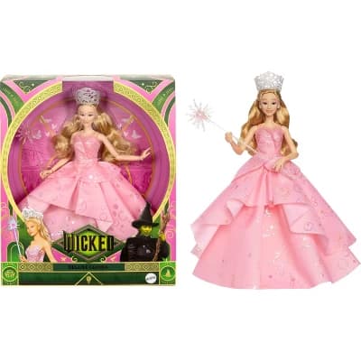 Universal Pictures' Wicked Deluxe Glinda 11" Fashion Doll and Accessories with Removable Outfit - Image 1