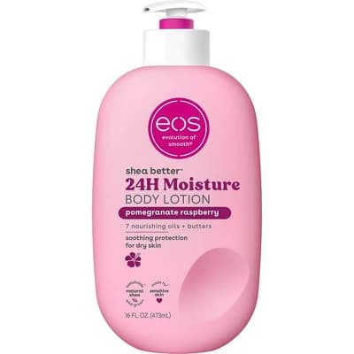 eos Shea Better 24H Moisture Body Lotion - Pomegranate Raspberry - 16 fl oz - Image 1