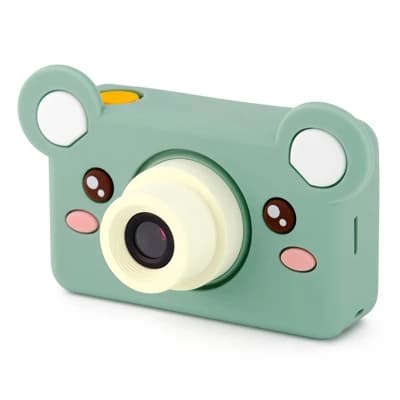 Kidamento Digital Camera for Kids - Mikayo the Bear: 8MP, USB-C, 2" EVF, 32GB Storage - Image 1