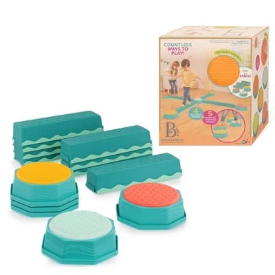 B. toys Sensory Balance Beams for Active Play Balance and Build Set - Image 1