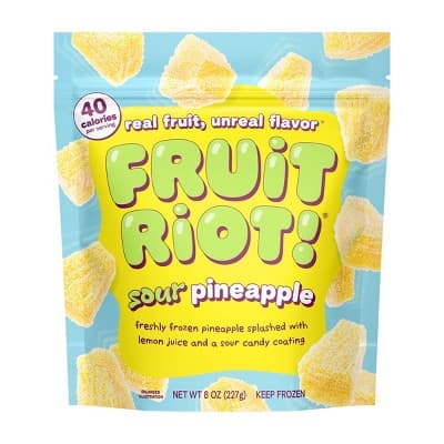 Fruit Riot Frozen Sour Candy Pineapple - 8oz