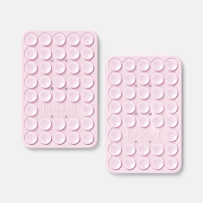 Suction Mount Phone Holder 2pk - heyday™ Light Pink: Silicone Suction Cups