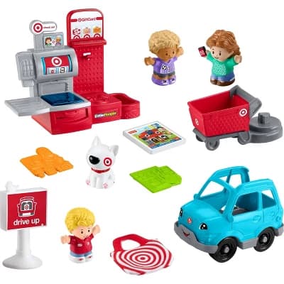 Fisher-Price Little People Target Run Playset for Toddlers & Kids' 11 Play Pieces - Image 1
