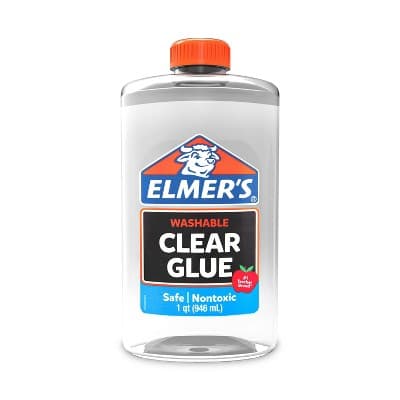 Elmer's 1qt Washable School Glue - Clear: Non-Toxic Liquid Glue, Art & Stationery, Elmers Glue Bottle