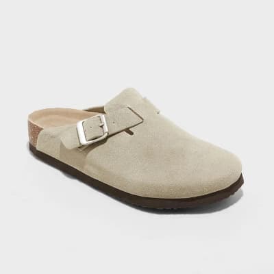 Women's Betsy Clog Mule Flats - Universal Thread™ Taupe 7 - Image 1