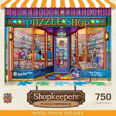 MasterPieces 750 Piece Jigsaw Puzzle for Adults - Puzzle Emporium - 18"x24" - Image 1