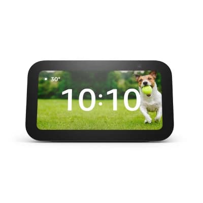 Amazon Echo Show 5 (3rd Gen, 2023 release) | Smart Display with Deeper Bass and Clearer Sound - Charcoal - Image 1