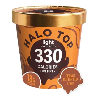 Halo Top Peanut Butter Cup Ice Cream - 16oz - Image 1